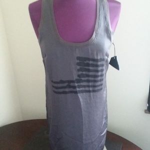 WILLIAM RAST AMERICAN FLAG RACERBACK TANK MEDIUM